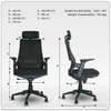 Office Seat: Comfortable Seat With Headrest & Armrest thumb 2