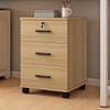 3-Drawers modern wooden office pedestal thumb 5