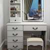Dresser: White Dressing Table With Mirror In Mummius thumb 5