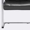 Office Chairs: Non-Rolling Leather High-back Office Chair thumb 6