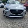 Mazda Demio gray color 2018 model fully loaded silver. thumb 0