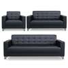 5-Seater Office Black Sofa Set thumb 1