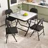 Office chair: Black leather foldable suty chair thumb 4