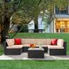 Modern Outdoor Rattan Sofa Set thumb 3
