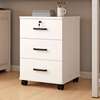 3-Drawers modern wooden office pedestal thumb 3
