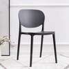 Outdoor Chair; Black Plastic Dining Chair in Marani thumb 0