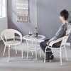 Wicker Patio Set 2 Chairs & Glass Table thumb 6
