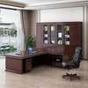 2 M L Shaped Mahogany Executive Office Desk thumb 13