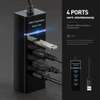 High Speed USB 3.0 4 Port USB Hub thumb 1