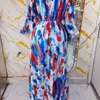 Elegant Abstract print Maxi Dress. thumb 0