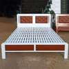 Quality and durable metallic beds with wooden finish thumb 10
