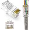 8P8C (RJ45) LAN Ethernet Network Cable Connector Plug thumb 2
