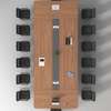Boardroom Table: 14-Seater Office Boardroom Table thumb 4
