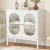 Cabinets : 2-Door Glass Display Storage Cabinet thumb 4
