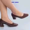 Ladies chunky heels thumb 0