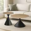 Wooden Home Office Coffee Table Set thumb 6