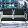 2-seats PU Leather  Office Guest Reception Bench thumb 0