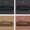Office sofa: 5-seater leather corner sectional sofa thumb 1