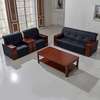 Executive 5 Seater Leather Meeting Sofa thumb 9