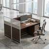 Two Way Brown Office Workstation thumb 8