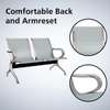 Steel 2-Seater Airport Bench thumb 1
