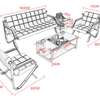 Leather Reception 5 Seater Office Bench thumb 3