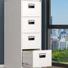 OFFICE CABINET: 4 Locker White File Cabinet thumb 5