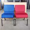 Office Chair : Upholstered Fabric Church Seat thumb 4