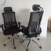 Premium Ergonomic Office Chair Brown & Black Leather thumb 10