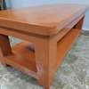 Coffee Table: Hollyhock Wood Table, Sleek Mahogany Finish thumb 2
