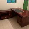 Office Desk; 1.4M Mahogany L-Shaped Office Desk thumb 13