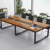 Boardroom Table; Metal Frame 2.4m Boardroom Table thumb 5