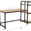 Modern Steel Frame Wood Desk for Office thumb 2