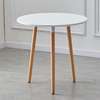 Modern Wooden Round Café Dining Table thumb 4