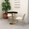 Dining Table; Round Marble Dining Table in Kiamokama thumb 4