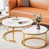 Coffee Table; Fancy Contemporary Marble Coffee Table thumb 0