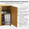 2 Door Lockbale Credenza Cabinet thumb 1