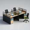 4-Way Modern Modular Office Workstation thumb 5