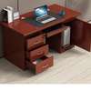 Office Desk; 1.2M Mahogany Rectangular Office Desk thumb 3