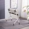 Foldable White Office Training Table thumb 4