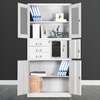 Office file cabinet: 2-door office filing cabinet with safe thumb 3