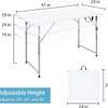 6 Feet Plastic Foldable Outdoor Table thumb 3