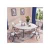 White Home Plastic Patio Folding Dining Chair thumb 2