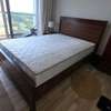 Wooden Bed + Mattress+2 Bedside 2 with Drawer thumb 3