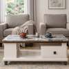 Coffee Tables : Marble-Top Rectangular Coffee Table thumb 2