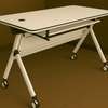 Office Table; Smooth-rolling Casters Foldable Table thumb 3