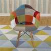 Dining Chair; Fabric Patchwork Dining Chair thumb 6