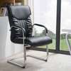 Office Chair: Leather Ergonomic Comfortable Waiting Chair thumb 0