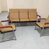 Leather 5 Person Office Sofa thumb 9
