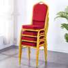 Conference Chair; Banquet Chair with Gold Steel Frame thumb 4